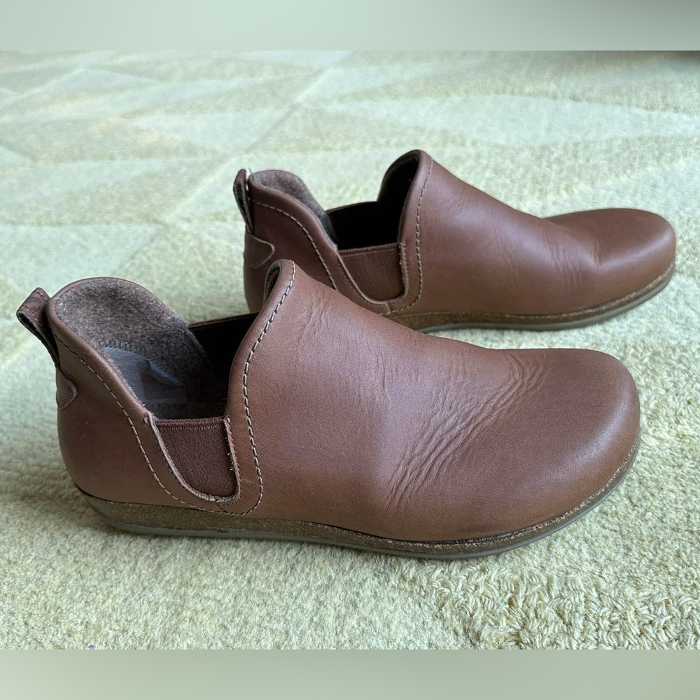 Stegmann Lieben tan leather Chelsea boots 8.5